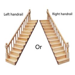 1:12 nukkekodin tarvikkeille Nukkekoti Mini Decoration Scene Tavallinen kaide S