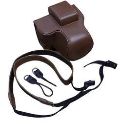 Tyyppi E irrotettavalle nahkaiselle PU-kameralaukulle Canon EOS R50/R100 -kameralaukku, jossa olkahihna Monivärinen Style E