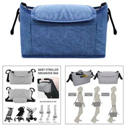 Universal Baby Klapvogn Organizer Holdbar Line Opbevaringspose Med Flaske Kop Holdere Lomme
