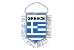 akachafactory Lippu Mini lippu maan auton koristelu Kreikan kreikkalaiset