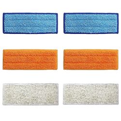 Vaskbar Mopping Pads Klude Udskiftning Kit til Irobot Braava Jet 200 Serie 240 241 245 250 Med 2 Våd 2 Tør 2 Fugtig