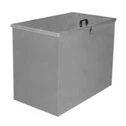 MonsterShop Galvaniseret foderbutik 2 rum Sølv 2 Compartments