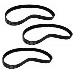 3kpl 3M-390-12 käyttöhihna kestävä paksunnettu kumikäyttöhihna lisävarusteet yhteensopiva sähköpyörä e-pyörä skootteri moottoripyörä