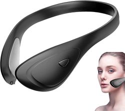 täydellinen leuka ems mikrovirran nostolaite, ems mikrovirta kasvot V muoto kauneuslaite V kasvojen muotoilu hierontalaite Tw Musta