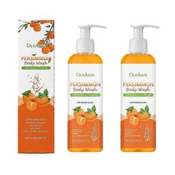 Kaki-suihkusaippua kehon hajun hallintaan, puhdistava, deodoroiva ja kainaloiden hajun poistava 2pcs