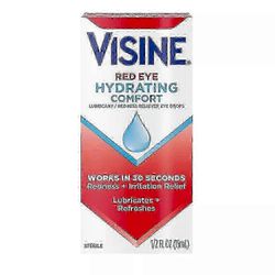 Visine Red Eye kosteuttavat Comfort silmätipat, 0,5 fl oz