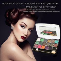 Makeup Palette Diamond Bright Glitter Eye Shadow 18 farver Eye Makeup Kosmetisk