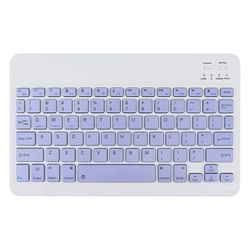 Blessed Velsignet Apple Ipad Trådløs Bluetooth farverige tastatur lilla 10inch