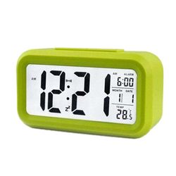 Elektrisk Desktop Desk Clock Elektronisk Alarm Digital Big LED Skærm Ur Data Time Kalender Desk Watch