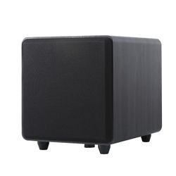 Sajygv Ny 50w subwoofer med hög effekt 6 tums trähögtalare, hemmabio med 3d stereokolonn surround echo soundbar tv-galleri grå