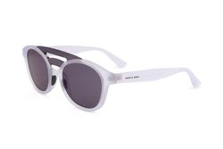 Solbriller Italia Independent I-I MOD. RIALTO 0931 012.000 KRYSTAL MATTE 52/20/142 UNISEX Hvid 52 mm