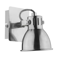 Dar Lighting Idaho Dome Single Wall Light GU10 Naturlig krom