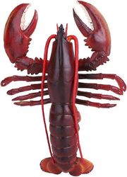 2025 Uusi simulaatio pehmeä muovinen hummerimalli äyriäiset, ravintola, rekvisiitta, sisustuslelut, lapset (23cm)