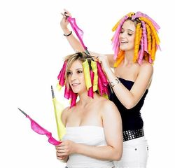 Hår Curler 45cm Magic Curling Iron Frisør værktøjer 10ocs