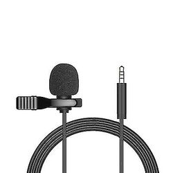 Suren 3.55mm mikrofon klip slips krave til mobiltelefon taler i foredrag 1,5 m type C parentes klip vokal lyd revers