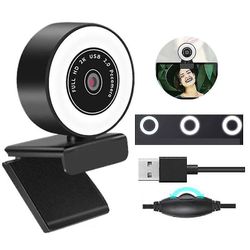 Coosilo Usb Webcam Streaming Fuld High Definition webkamera