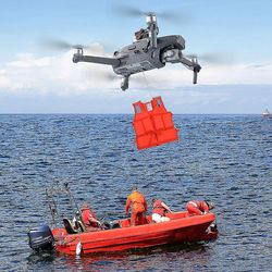 Drone-julkaisu ja pudotuslaitteen kalastussyöttihääehdotus Dji Mavic 2: lle
