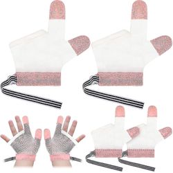 Ofocase 2Par Stopp tommelen Suger Finger Guard Rosa pustende baby finger suge stopp for baby rød M