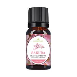 Popubear 10ml aromaterapi olje langvarig luft freshening rose lavendel essensielle oljen plante ekstrakter vannløselig luftfukter duftolje Cherry B...