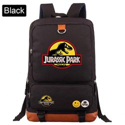 Muotiseikkailu Dinosaurus Jurassic Park Maailma Poika Tyttö Kirja koululaukku Naiset Bagpack Teini-ikäiset Koululaukut Opiskelija reppu D33-25 44CM...