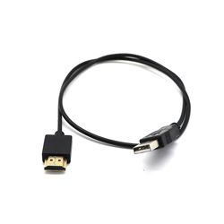 Hdmi 1.4 Mand til USB 2.0 stik adapter stik oplader konverter kabel sort