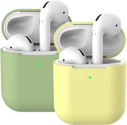 AIR 2X etui til AirPods cover skins (AirPods 2 Matcha grønGul)