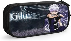 Kerota Younini Hunter X Hunter Killua Zoldyck kynäkotelo lyijykynälaukku pussilaatikko kannettava penaali paperitavarat lyijykynäpussi koululle tei...