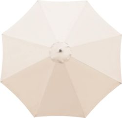 Korvaava kangas puutarhavarjoon, 3 m, 8 kylkiluuta beige