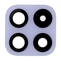 Yhteensopiva Samsung Galaxy A22 5G (EU-versio) A226 OEM -puhelimen takakameran vanteen linssisuojuksen kanssa (ilman logoa) Violetti