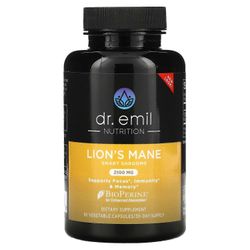 Dr Emil Nutrition, Lion's Mane Smart Shrooms, 2,100 mg, 90 vihanneskapselia
