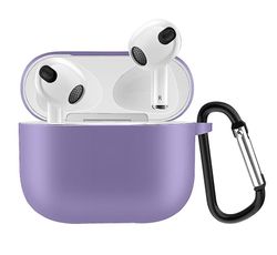 Coosilo Til Airpods 4 Silikone Protective Cover Airpods Wireless Bluetooth Headset Sag lys lilla