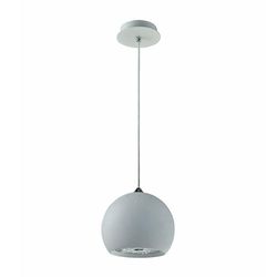 Italux Lighting Italux Regina WH - Moderne hængende vedhæng Hvid 1 Lys med hvid skygge, E27