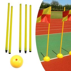 Harjoitusmerkki Jalkapallon kylttitanko 50cm/PVC kuntoharjoitteluun Urheiluharjoitteluvälineet Merkki Estemerkkitanko