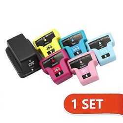 Korkealaatuinen HP 363 Photosmart 3210 3210v 3210xi 3213 3313 8230 8238 8250 -tulostinpatruuna HP363-yhteensopiville mustekaseteille 1 sarja