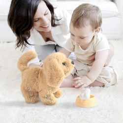 Kävely koiran lelut, haukkuvat pentu lemmikkikoirat, kävely, haukkuminen, hännän heiluminen, interaktiiviset lelukoirat lapsille TW