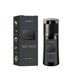 Hiusvärishampoo, hiusvärishampoo miehille ja naisille, luonnollinen hiusvärishampoo harmaiden hiusten peittämiseen, hiusten pikavärishampoo 3 PCS