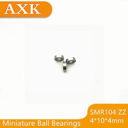 Begrænset Smr104zz Abec-3 (10stk) 4x10x4mm rustfrit stål miniature kuglelejer