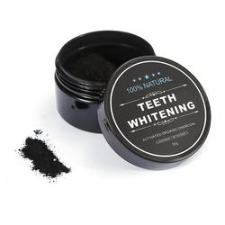 Aktivoitu Bambu Charcoal Black Teeth Whitening Kit Päivittäinen puhdistus Vahva skaalaus Hammasjauhe