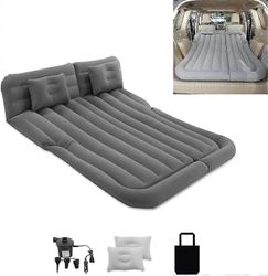 Tesla Model 3 Model Y Model S Patja Kannettava puhallettava auton ilmasänky sähköilmapumpulla Parveileva Pinta Camping Air Bed Tyyny Tesla A