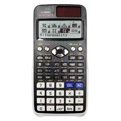 991EX tieteellinen laskin digitaalinen suuri näyttö 696 toimintoa Middle High College Solar Scientific Calculatorille Musta