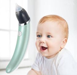 Moye Baby Elektrisk Nasal Aspirator Silikon Nese Slim Snot Renere Verktøygreen grønn
