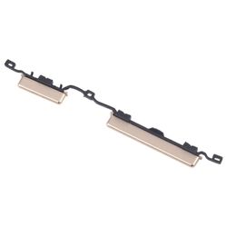 Samsung Galaxy Tab S 8.4 SM-T705 -yhteensopivalle virtapainikkeelle ja äänenvoimakkuuden säätöpainikkeelle (kulta) Kultaa