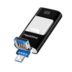 USB-tikku puhelimelle, 3 in 1 muistitikku Flash-asema puhelimelle / padille / Androidille / tietokoneelle / kannettavalle tietokoneelle / PC:lle Mu...