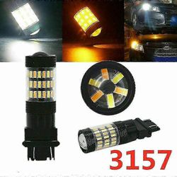 2x 3157 Switchback LED-suuntavilkun hehkulamppu edessä Dodge Ram -sarjalle