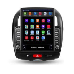 JIULUNET Autoradio multimediavideo Carplay Navi GPS Mitsubishi ASX 1 2010-2016 Tesla-tyyliin 9,7 tuumaa