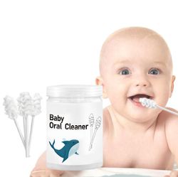 Handuo Baby tandbørste, spædbarn tandbørste, baby tunge renere