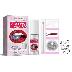 Hammaskristallisarja kovettumisvalolla ja liimalla, 1 kristallikorujen aloitussarja