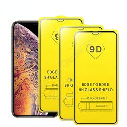 9d 3stk hærdet glas til Iphone 11 12 13 Mini Pro Max skærmbeskytter til Iphone X Xr Xs Max 7 8 6s Plus Se Full Cover Glas iPhone13 13pro
