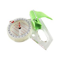 Sjhcd Outdoor Professional Thumb Compass Elite -kilpailu Suunnistuskompassi kannettava kompassi Kartan mittakaavakompassi (valkoinen vihreä) (1kpl)