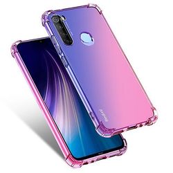 AIR Smukt stødsikkert TPU-etui med airbag til Xiaomi Mi cc9E / Xiaomi Mi A3 - blå pink